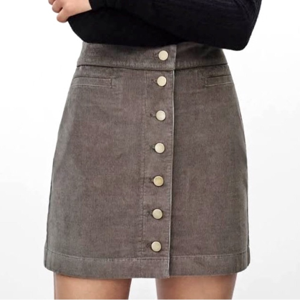 WILFRED FREE Aritzia l Corduroy Mini Skirt